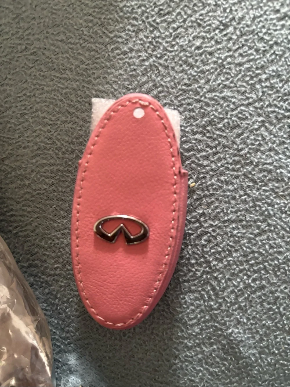 Leather Key Fob Case Cover for Infinty with Keychain ,Key Holder Suit (5 Button)